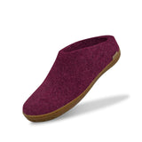 glerups Pantoffel mit Naturkautschuksohle - honey Pantoffel mit Naturkautschuk Cranberry