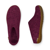 glerups Pantoffel mit Naturkautschuksohle - honey Pantoffel mit Naturkautschuk Cranberry