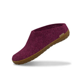 glerups Pantoffel mit Naturkautschuksohle - honey Pantoffel mit Naturkautschuk Cranberry