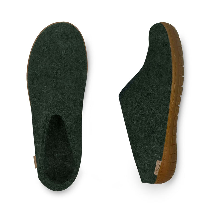 glerups Pantoffel mit Naturkautschuksohle - honey Pantoffel mit Naturkautschuk Forest