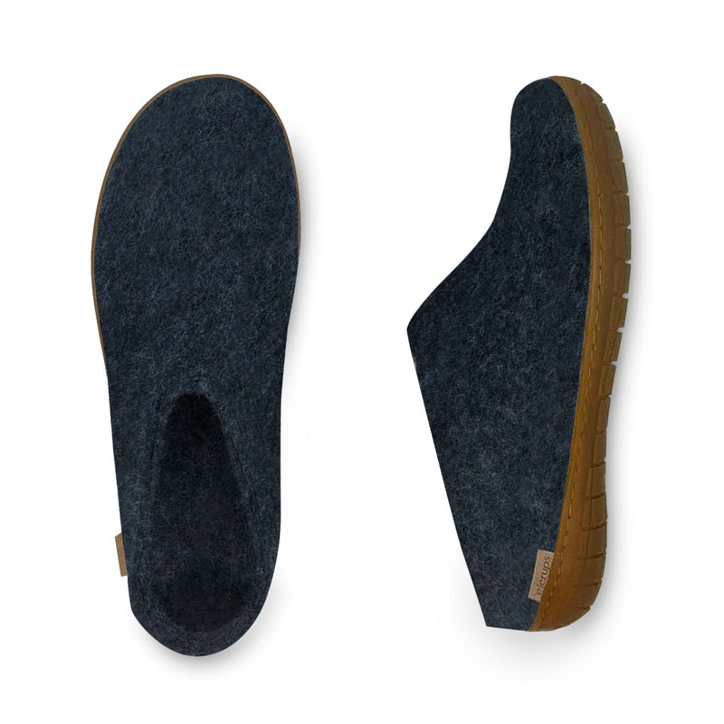 glerups Pantoffel mit Naturkautschuksohle - honey Pantoffel mit Naturkautschuk Denim