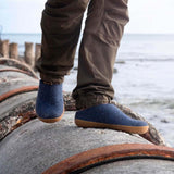 glerups Pantoffel mit Naturkautschuksohle - honey Pantoffel mit Naturkautschuk Denim