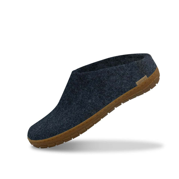 glerups Pantoffel mit Naturkautschuksohle - honey Pantoffel mit Naturkautschuk Denim